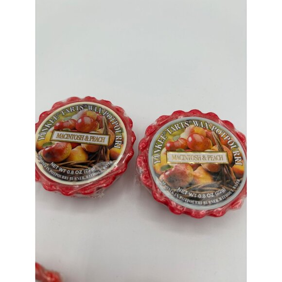 Set of 6 Yankee Candle Wax Potpourri Tart Melts Mandarin Cranberry, Macintosh & - Picture 7 of 10